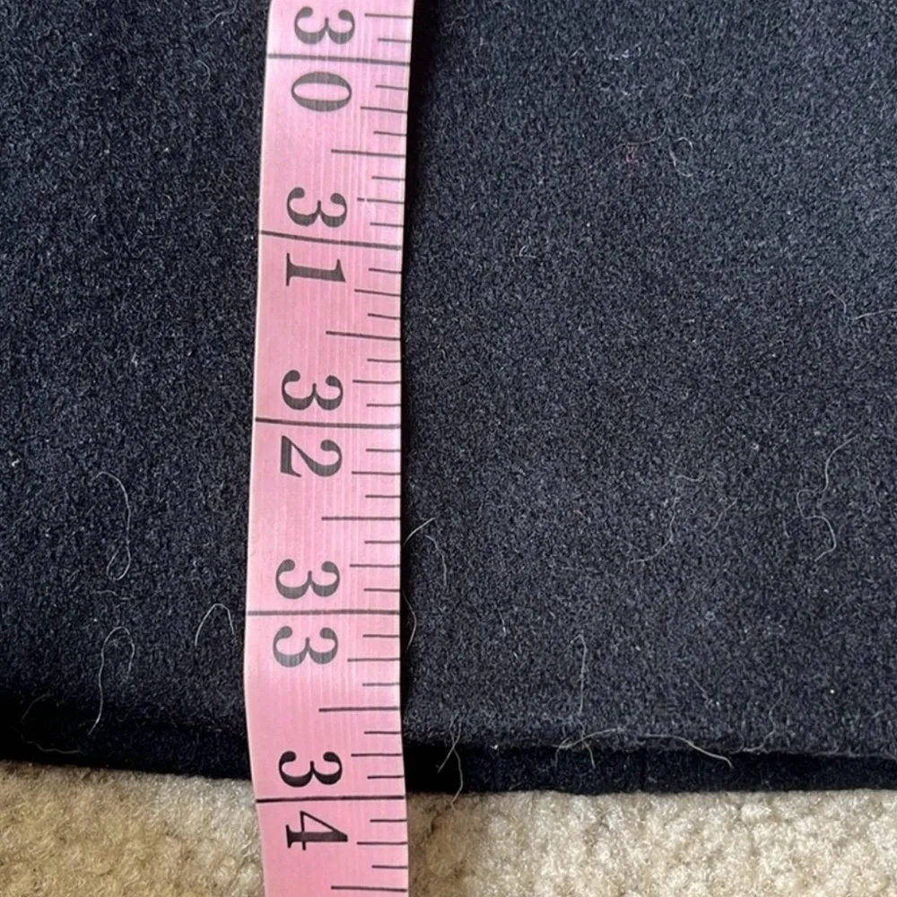 Merona Black Pea Coat. Men’s L - Picture 10 of 11